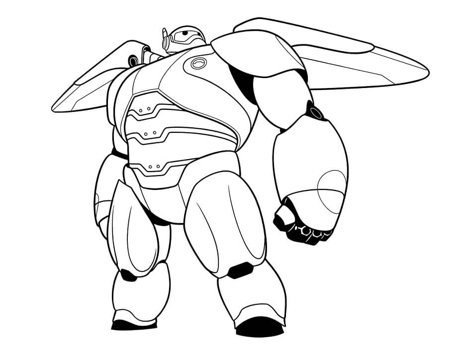 Desenho deIncrível Baymax para colorir