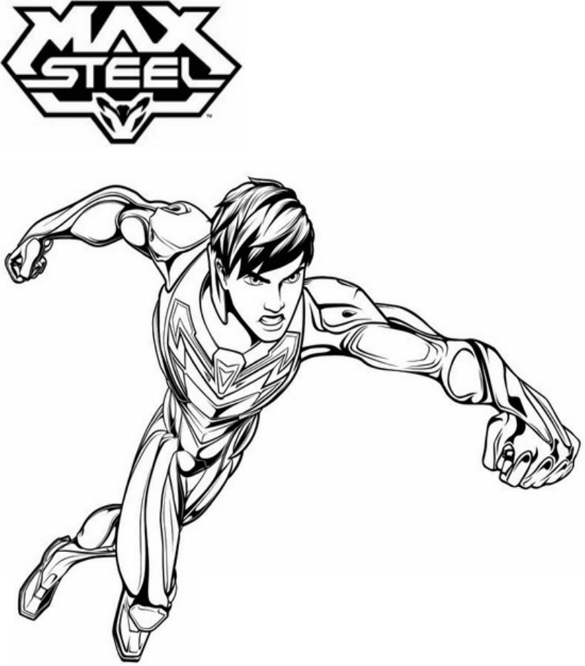 Desenho deIncrível Max Steel 2 para colorir