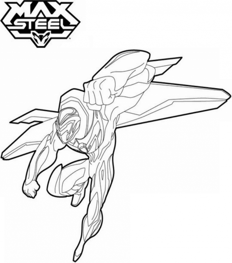 Desenho deIncrível Max Steel 3 para colorir