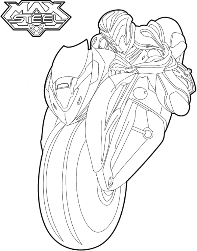 Desenho deIncrível Max Steel 4 para colorir