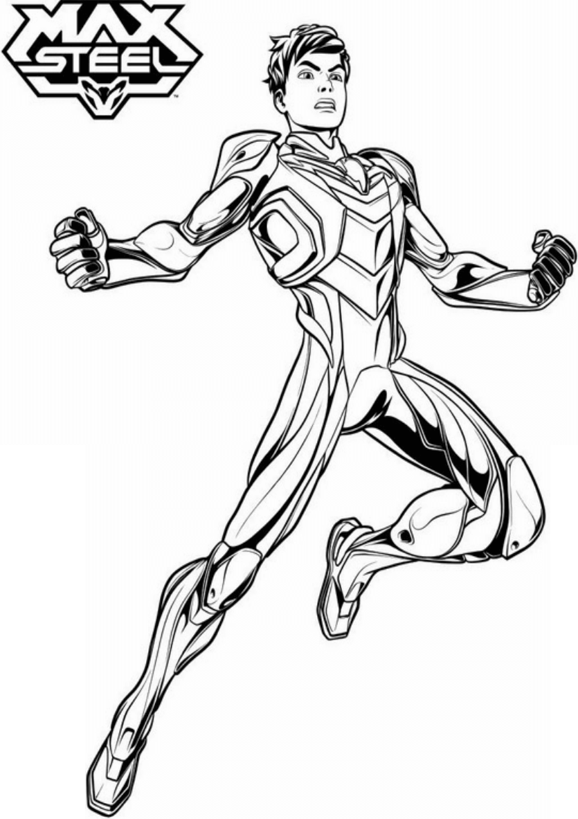 Desenhos de Max Steel para colorir