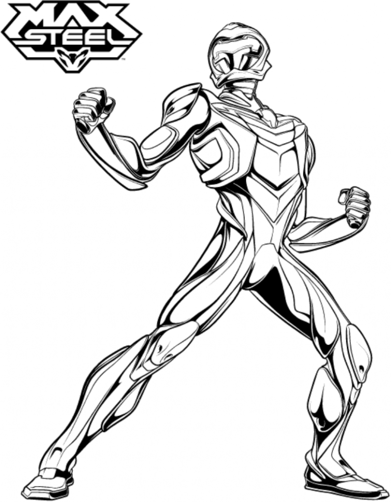 Desenho deIncrível Max Steel para colorir