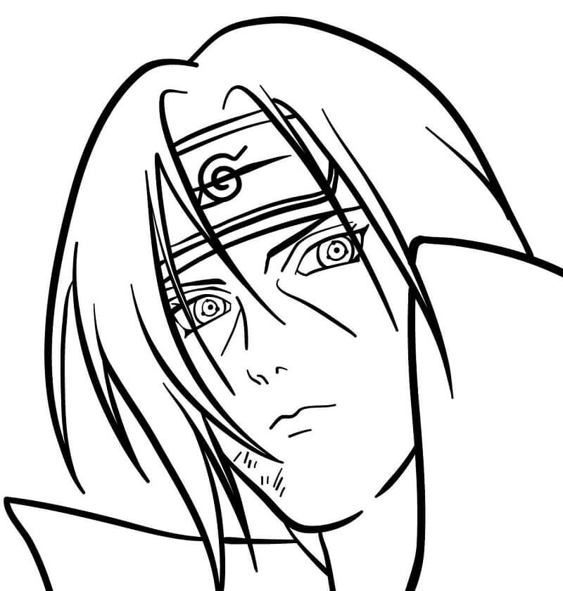 Desenho deIncrível Uchiha Itachi 5 para colorir