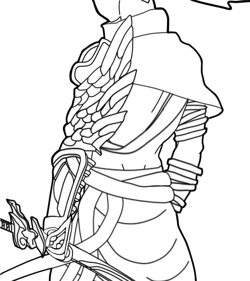 Desenho deIncrível Yasuo 2 para colorir