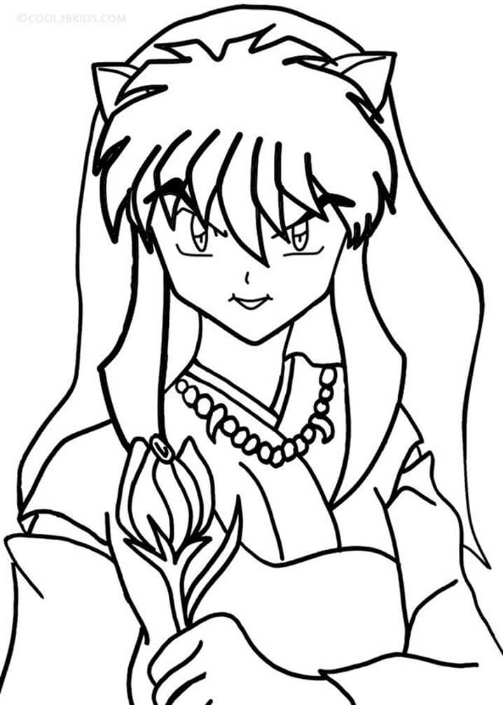 Desenho deInuyasha 5 para colorir