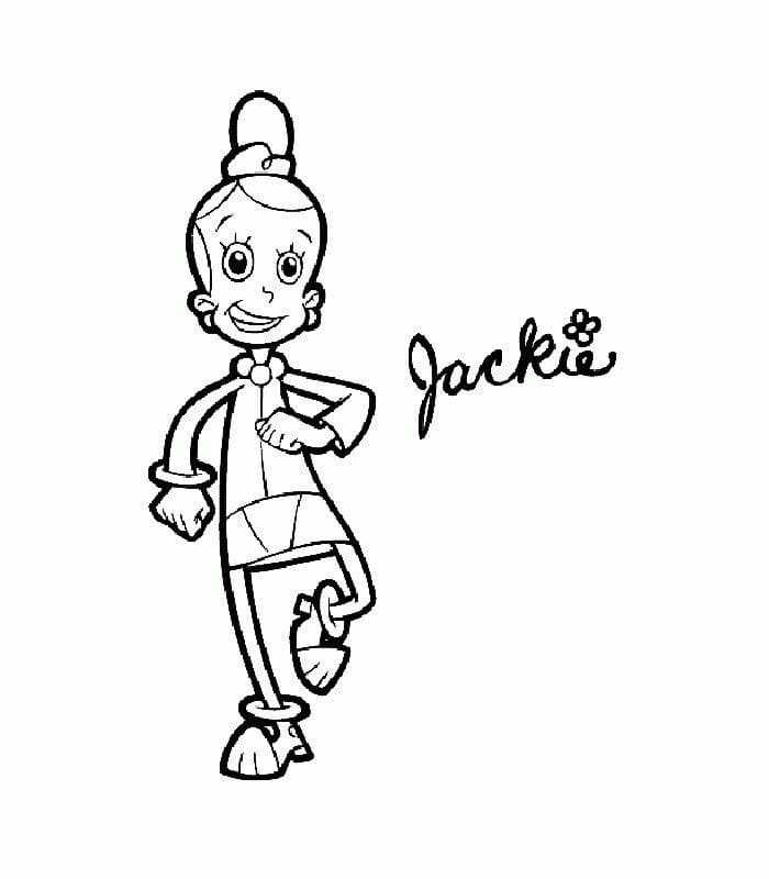 Desenho deJackie Cyberchase 1 para colorir