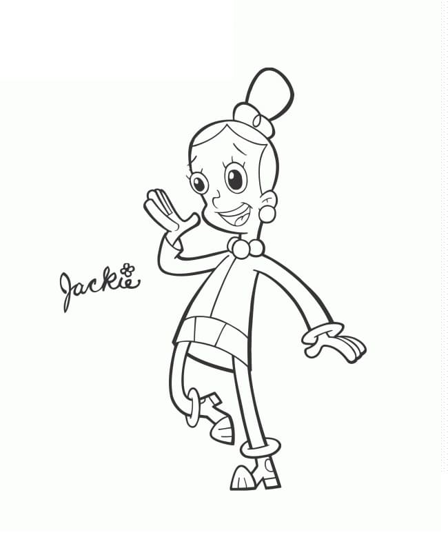 Desenho deJackie Cyberchase para colorir