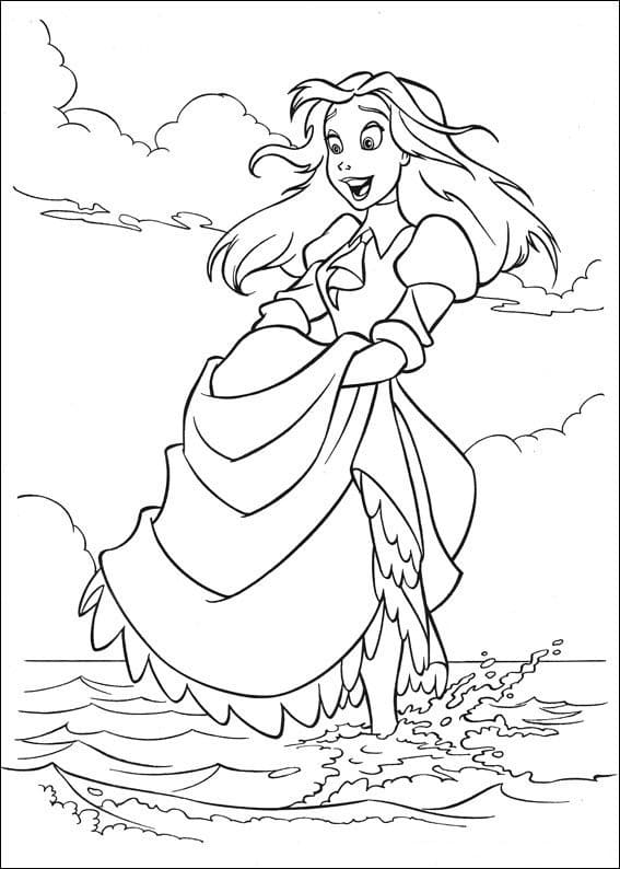 Desenho de Jane Porter 1 para colorir