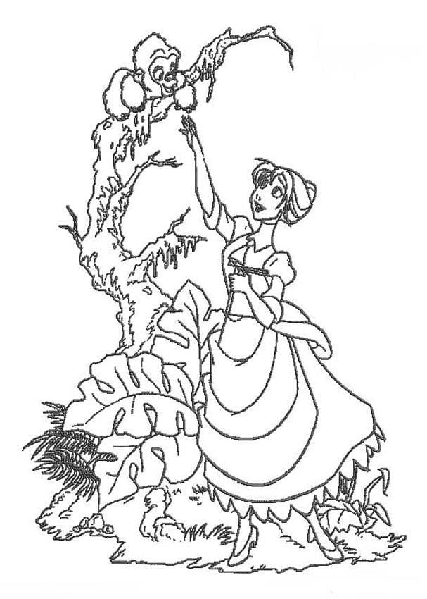 Desenho de Jane Porter 3 para colorir