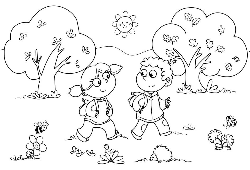 Desenho deJardim da Infância 8 para colorir