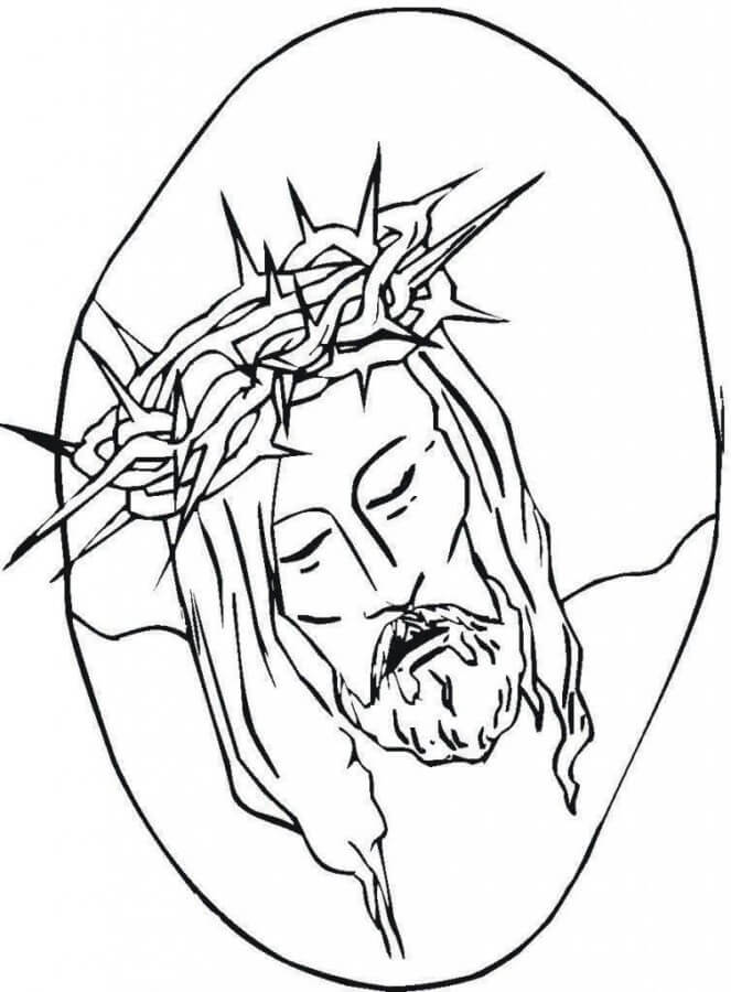 Desenho deJesus 17 para colorir