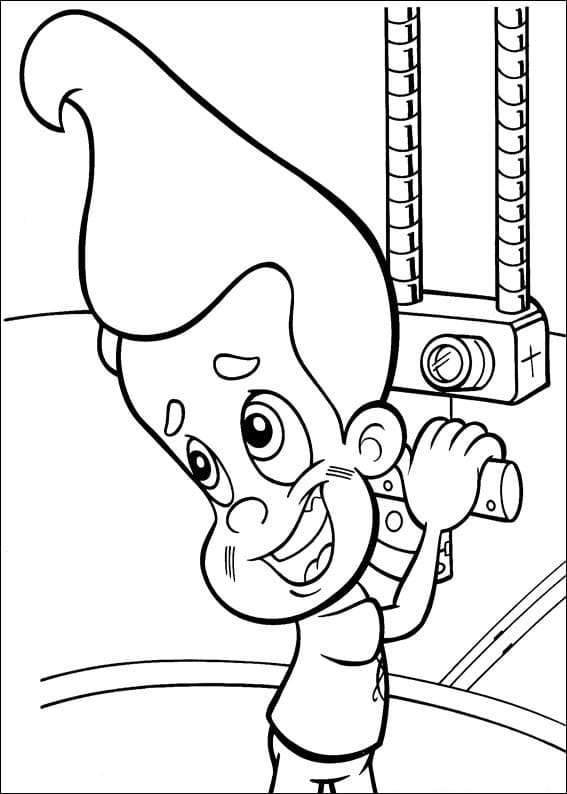 Desenho deJimmy Neutron 2 para colorir