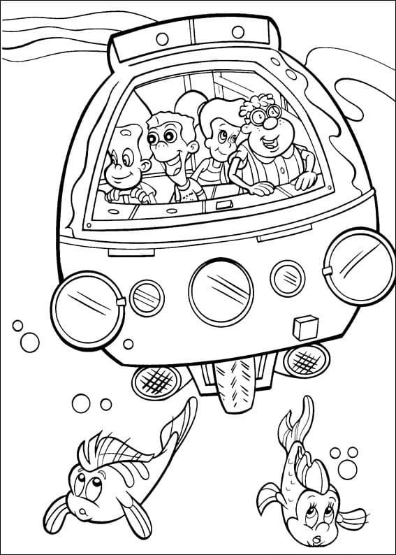 Desenho deJimmy Neutron 4 para colorir