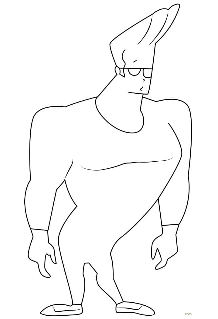 Desenho deJohnny Bravo 16 para colorir