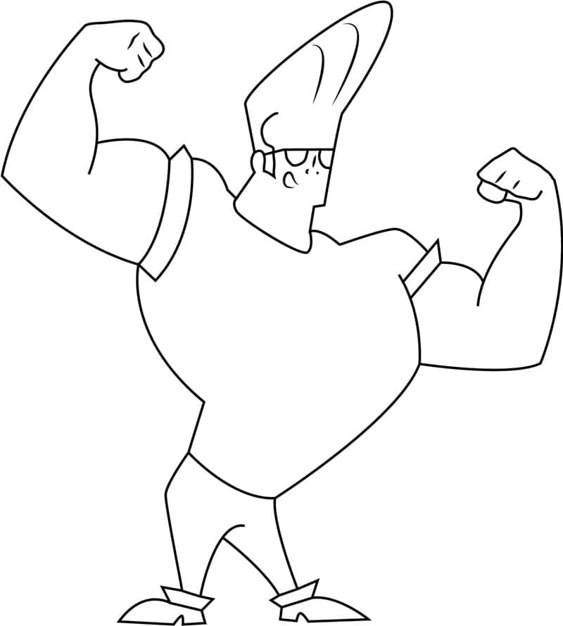 Desenho deJohnny Bravo 7 para colorir