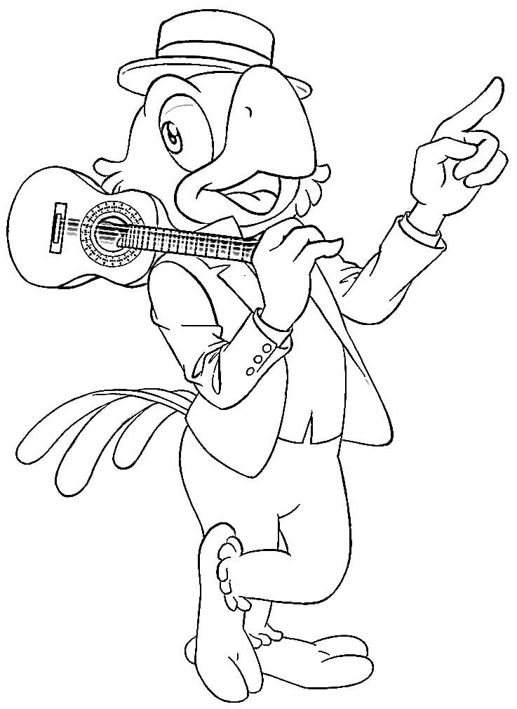 Desenho deJosé Carioca 12 para colorir