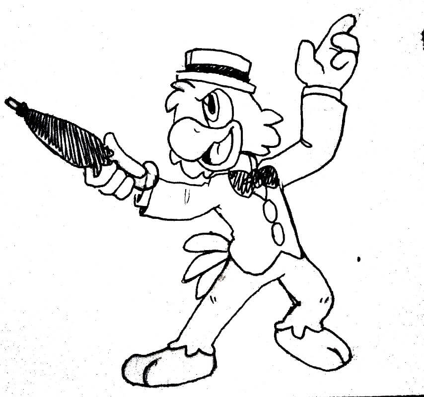 Desenho deJosé Carioca 2 para colorir