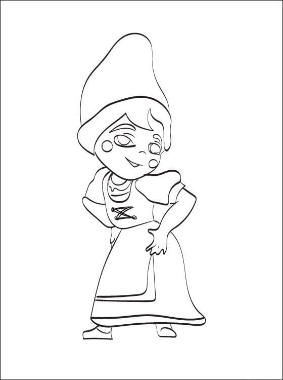 Desenho deJulieta de Gnomeu e Julieta para colorir