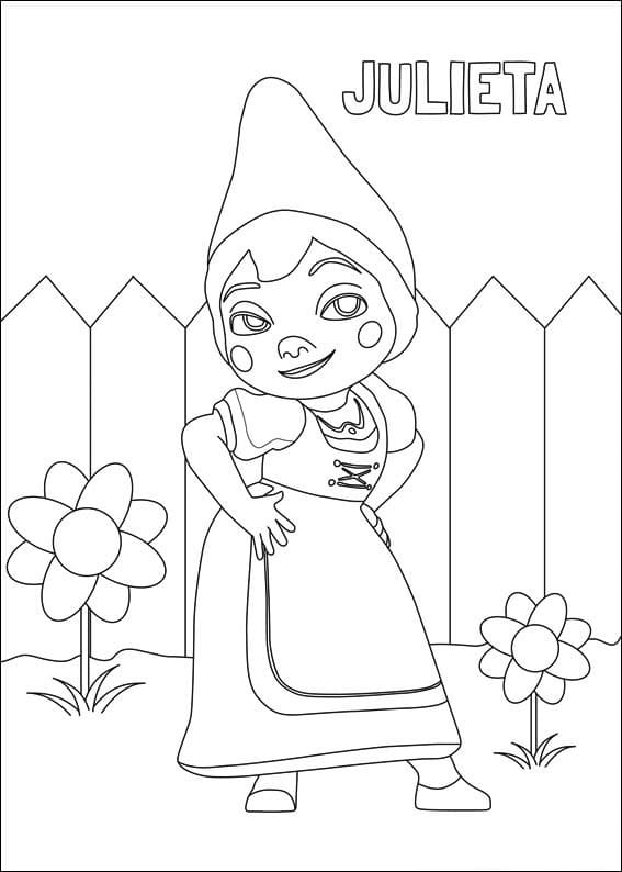 Desenho deJulieta para colorir