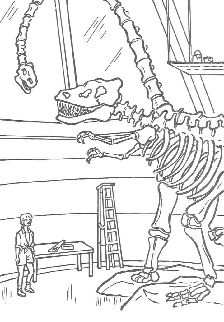 Desenho de Jurassic Park 13 para colorir