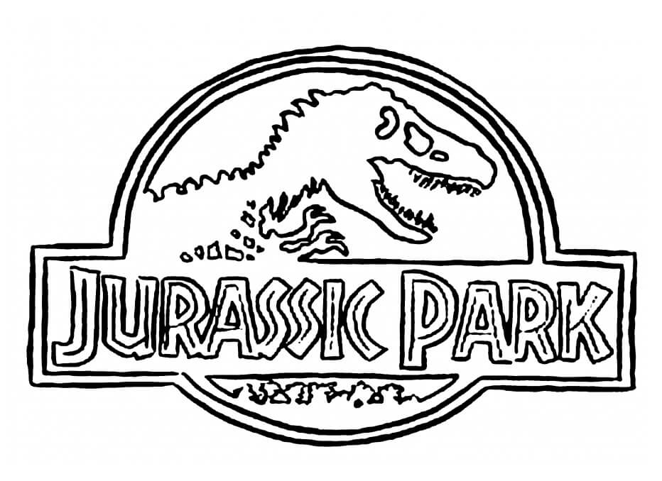 Desenho de Jurassic Park 4 para colorir