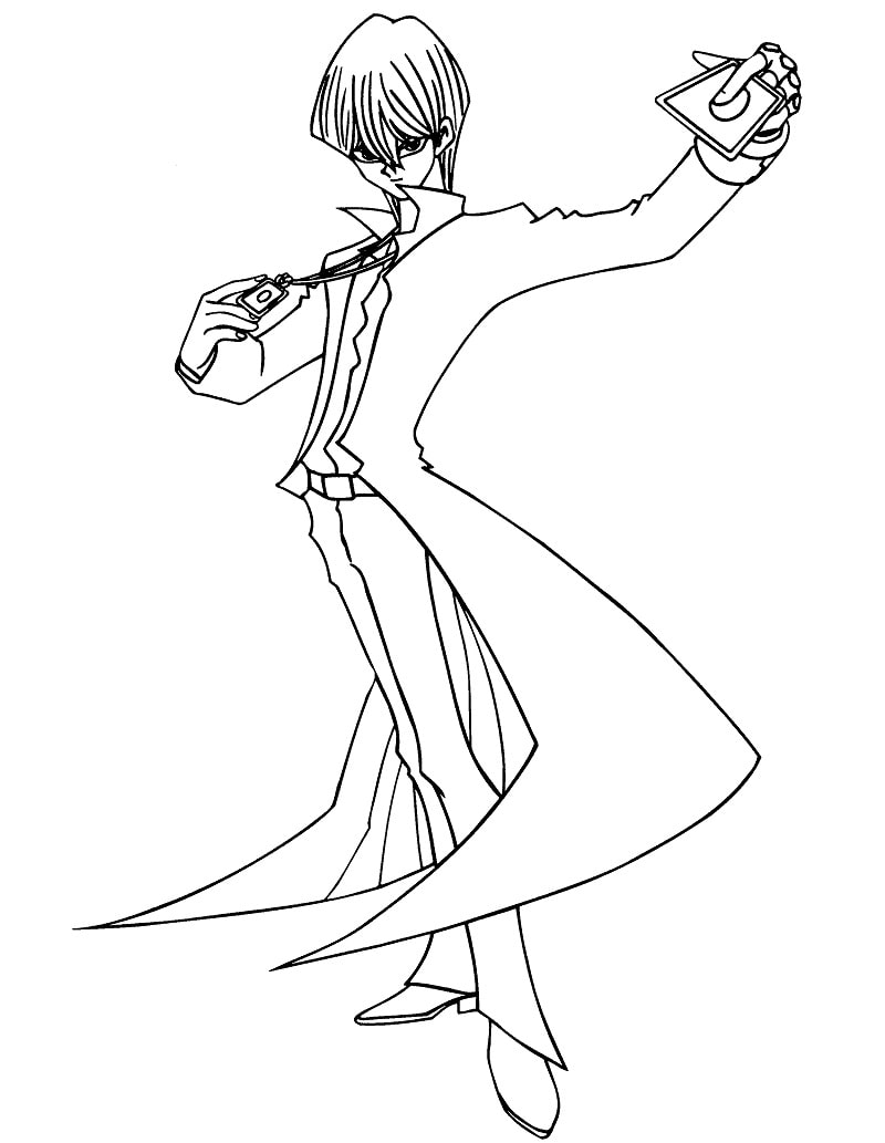 Desenho deKaiba Seto 1 para colorir