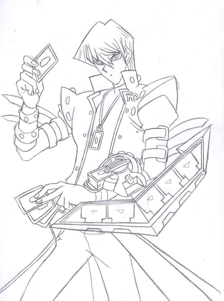 Desenho deKaiba Seto 2 para colorir