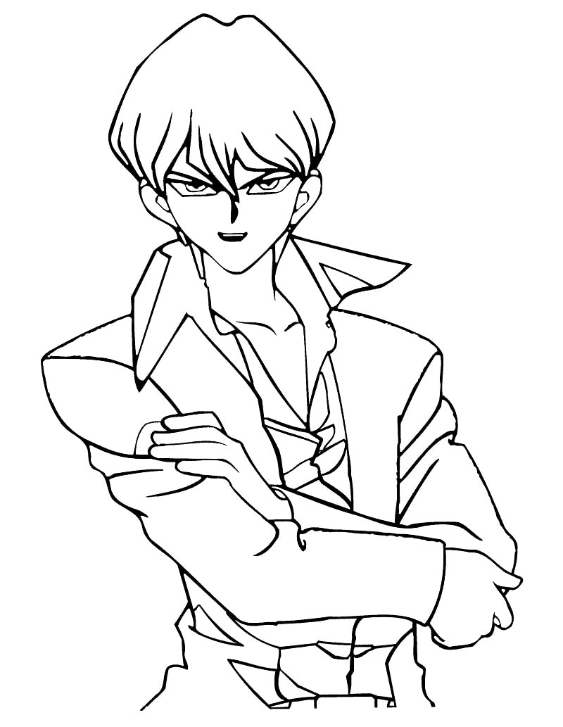 Desenho deKaiba Seto 4 para colorir