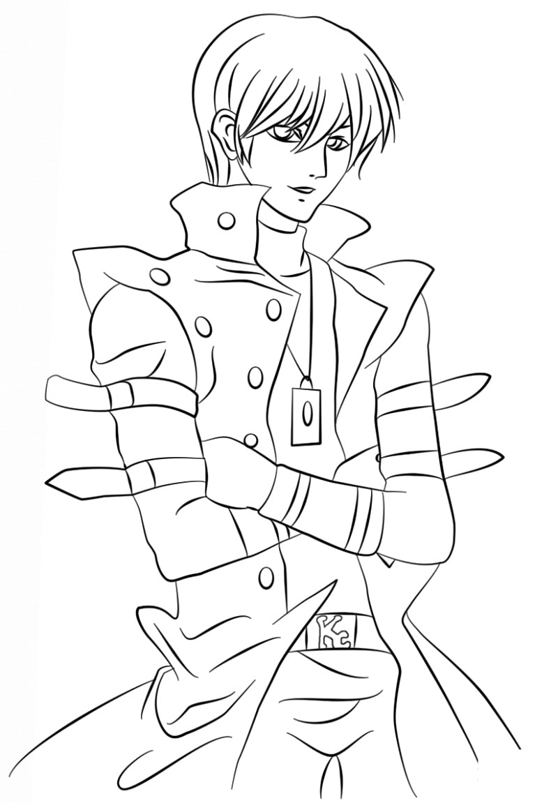 Desenho deKaiba Seto 9 para colorir