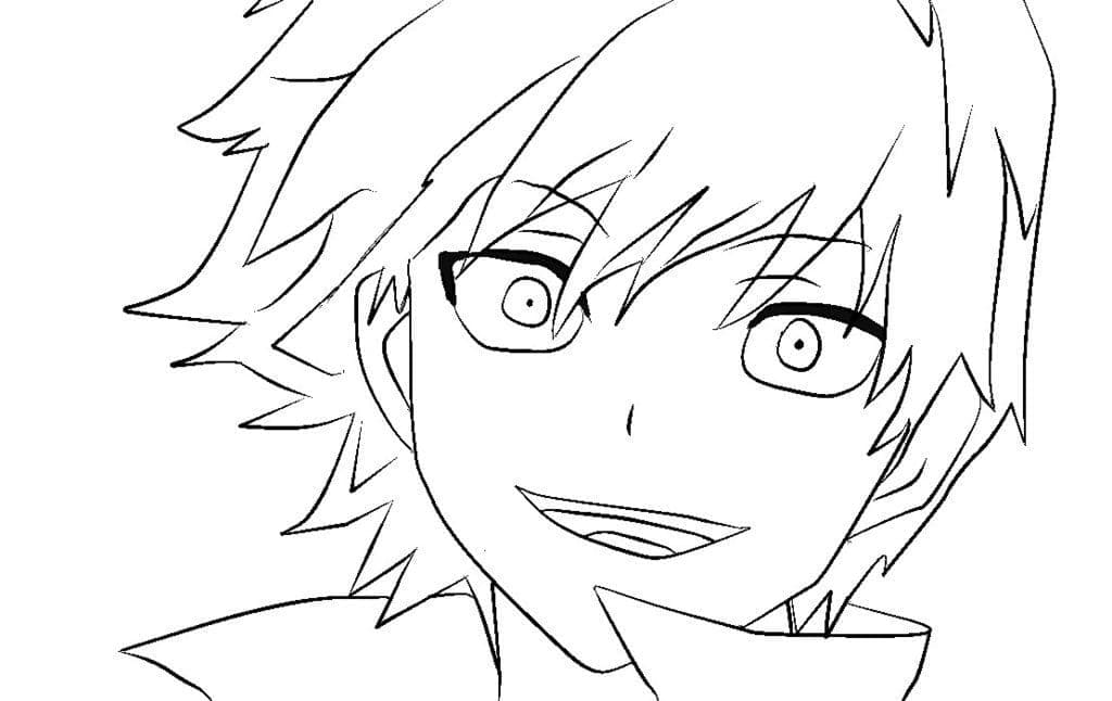 Desenho deKarma Akabane 1 para colorir