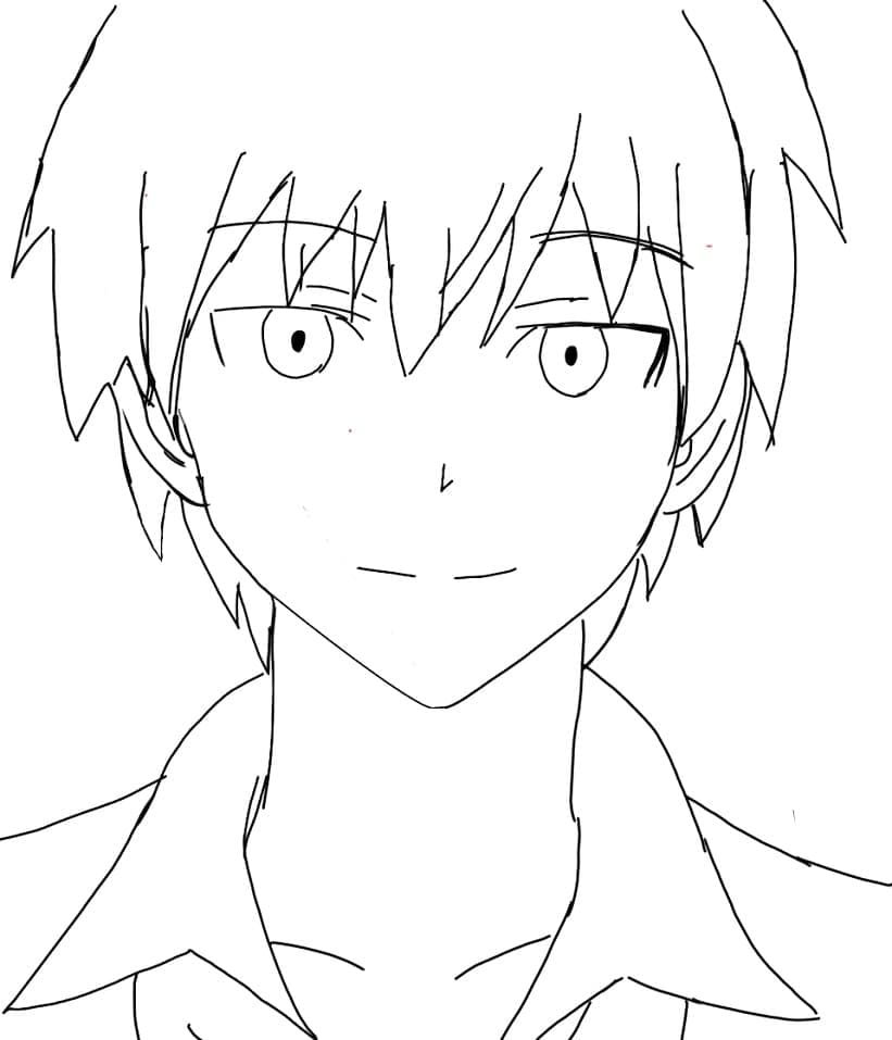 Desenho deKarma Akabane para colorir