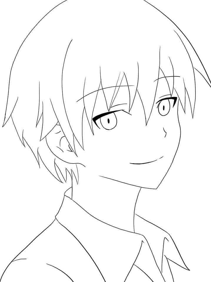 Desenho deKarma de Assassination Classroom para colorir