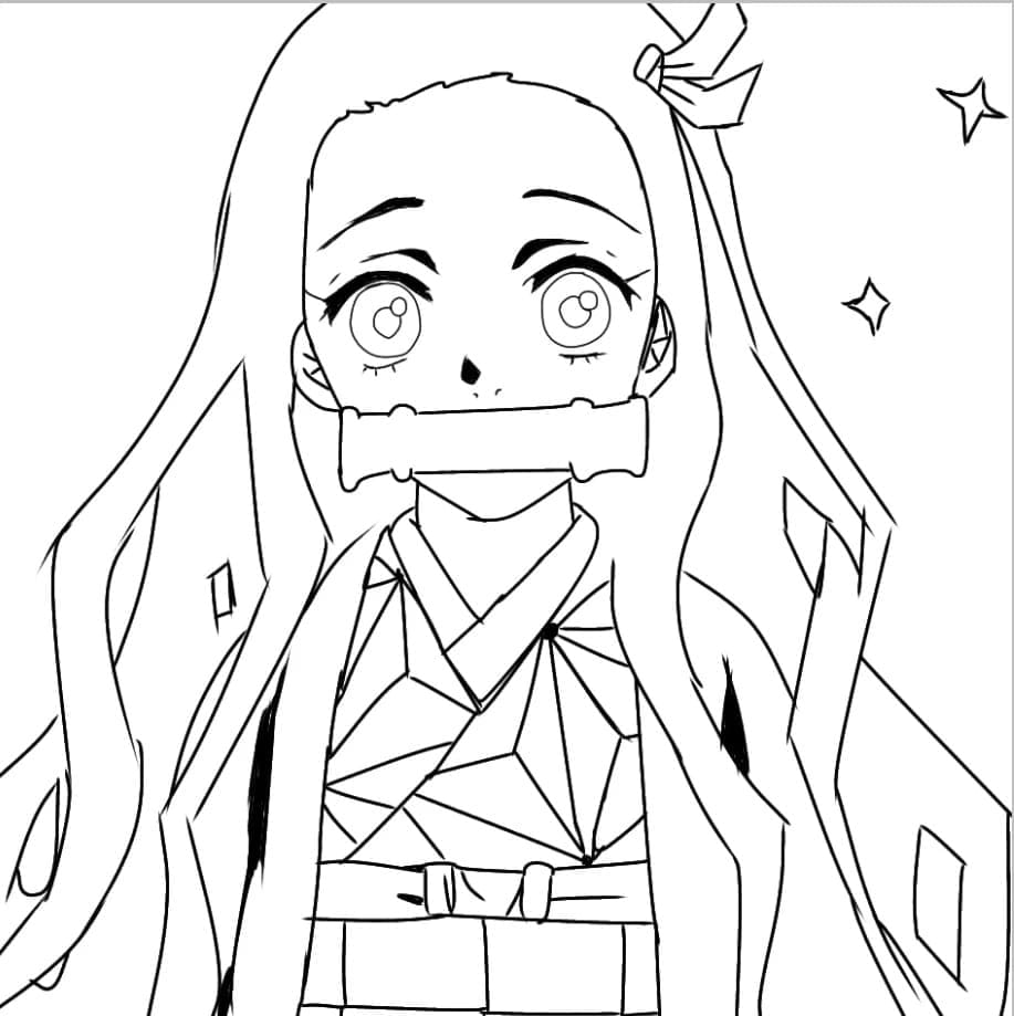 Desenho deKawaii para colorir