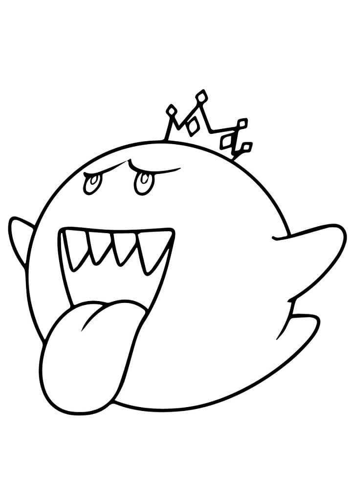 Desenho de King Boo para colorir