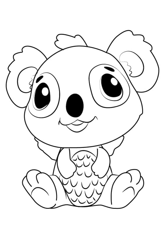 Desenho deKoalabee Hatchimals para colorir