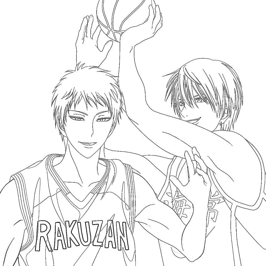 Desenho deKuroko No Basket 16 para colorir