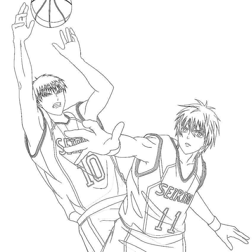 Desenhos de Kuroko No Basket para colorir