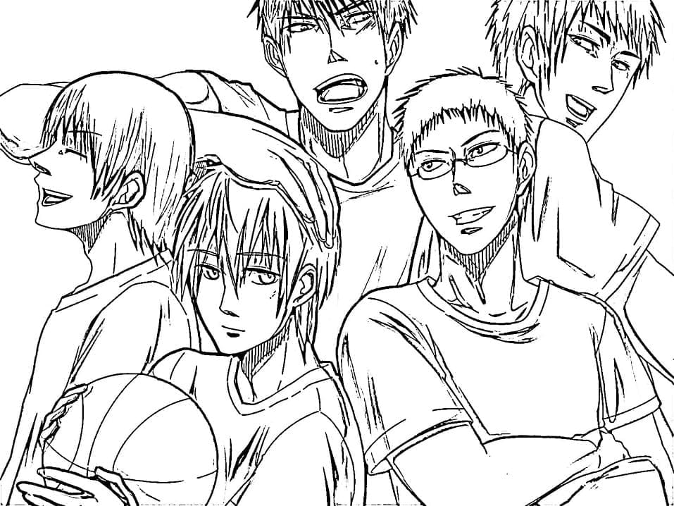 Desenho deKuroko No Basket 6 para colorir