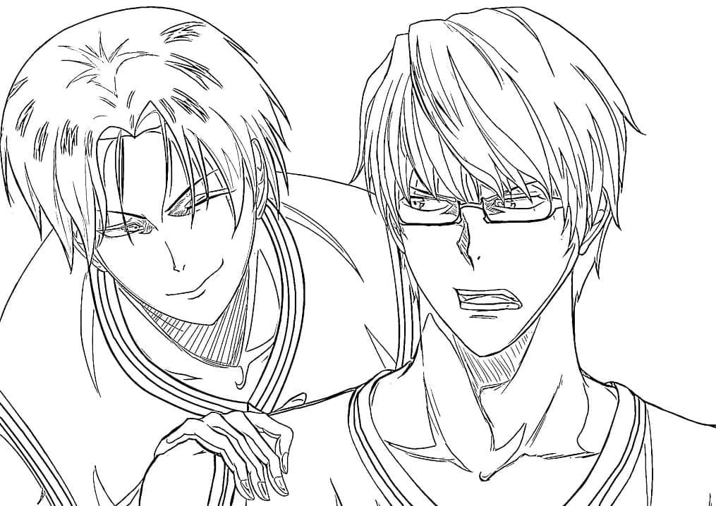 Desenho deKuroko No Basket 8 para colorir