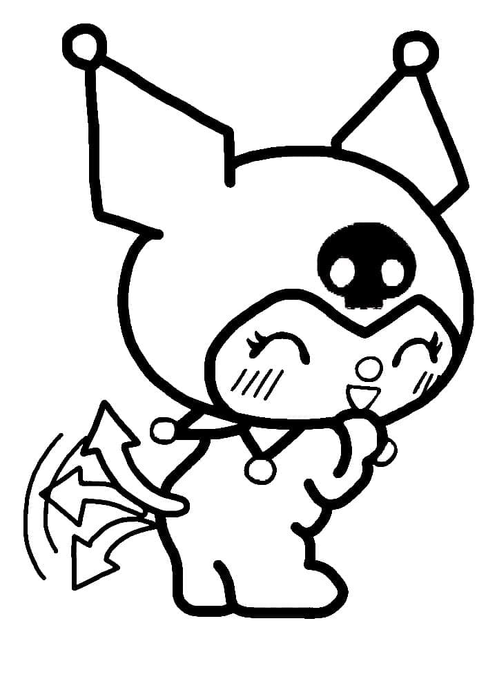 Desenho deKuromi Fofo para colorir