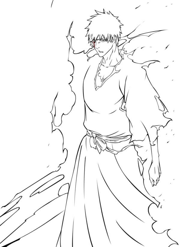 Desenho deKurosaki Ichigo 11 para colorir