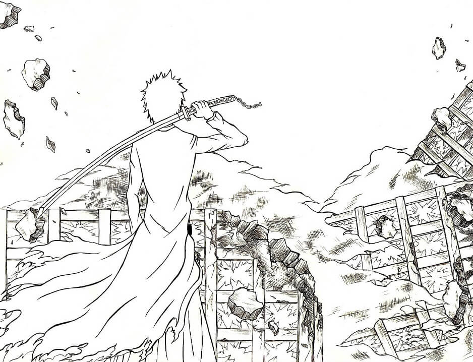 Desenho deKurosaki Ichigo 6 para colorir