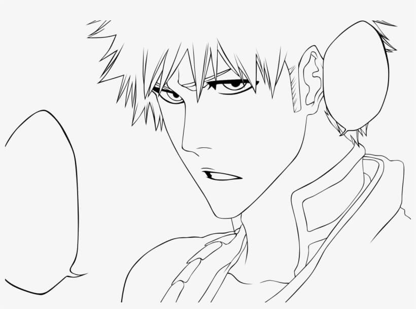 Desenho deKurosaki Ichigo 9 para colorir