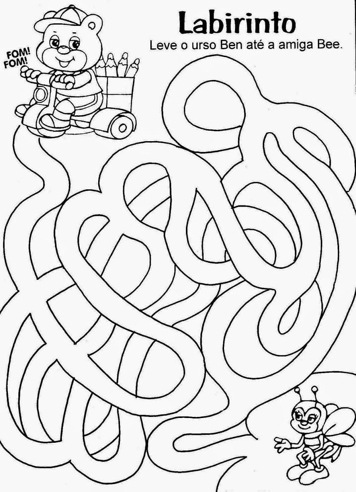 Desenho deLabirinto 4 para colorir