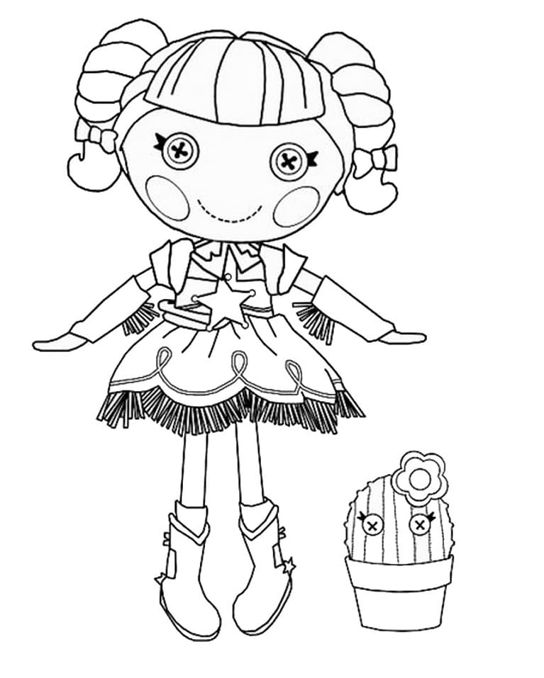 Desenho deLalaloopsy 4 para colorir