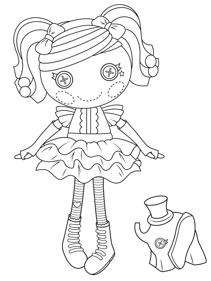 Desenho deLalaloopsy 9 para colorir