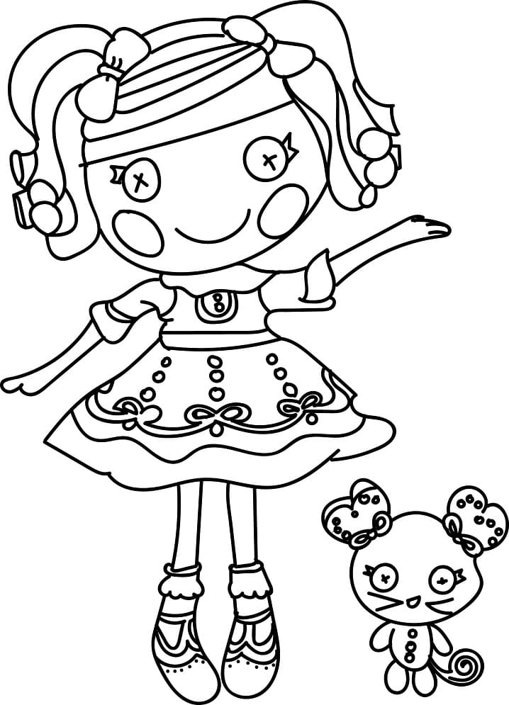 Desenho deLalaloopsy Adorável 3 para colorir