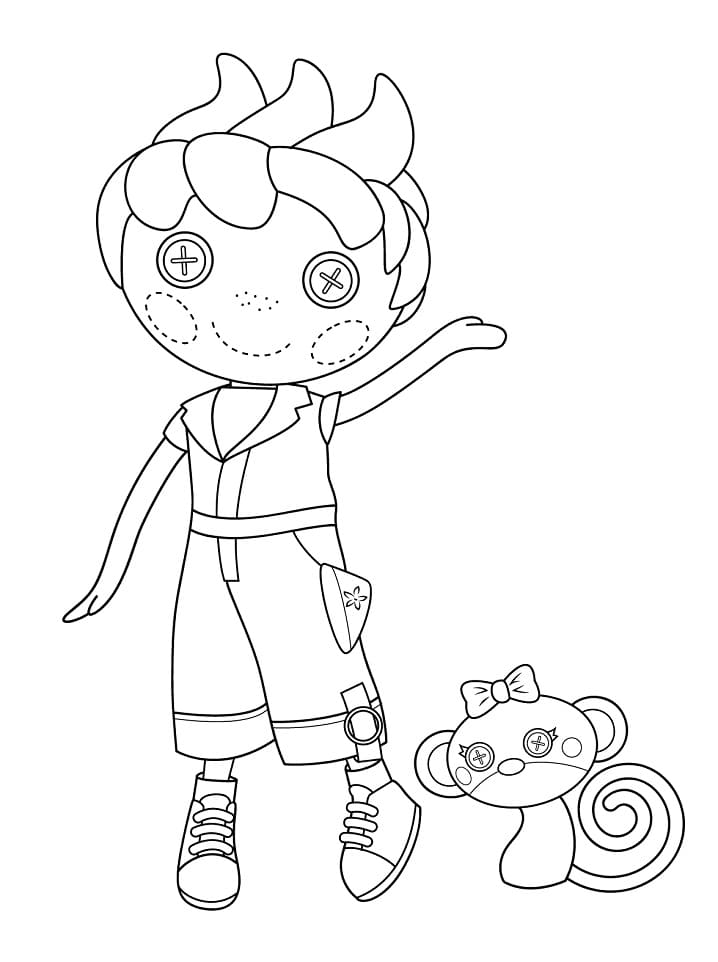 Desenhos de Lalaloopsy para colorir