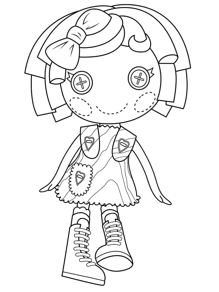 Desenho deLalaloopsy Fofo para colorir