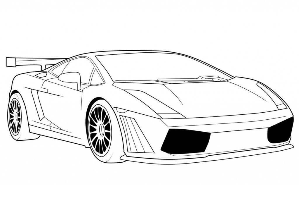 Desenho deLamborghini Incrível para colorir